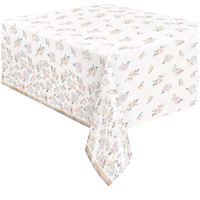 PINK BLOOMS PL TABLECOVER
