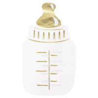 OH BABY GOLD BOTTLE SHP NAPKINS 16CT