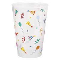 BDAY MAYHEM 16OZ FROSTED PL CUPS 6CT