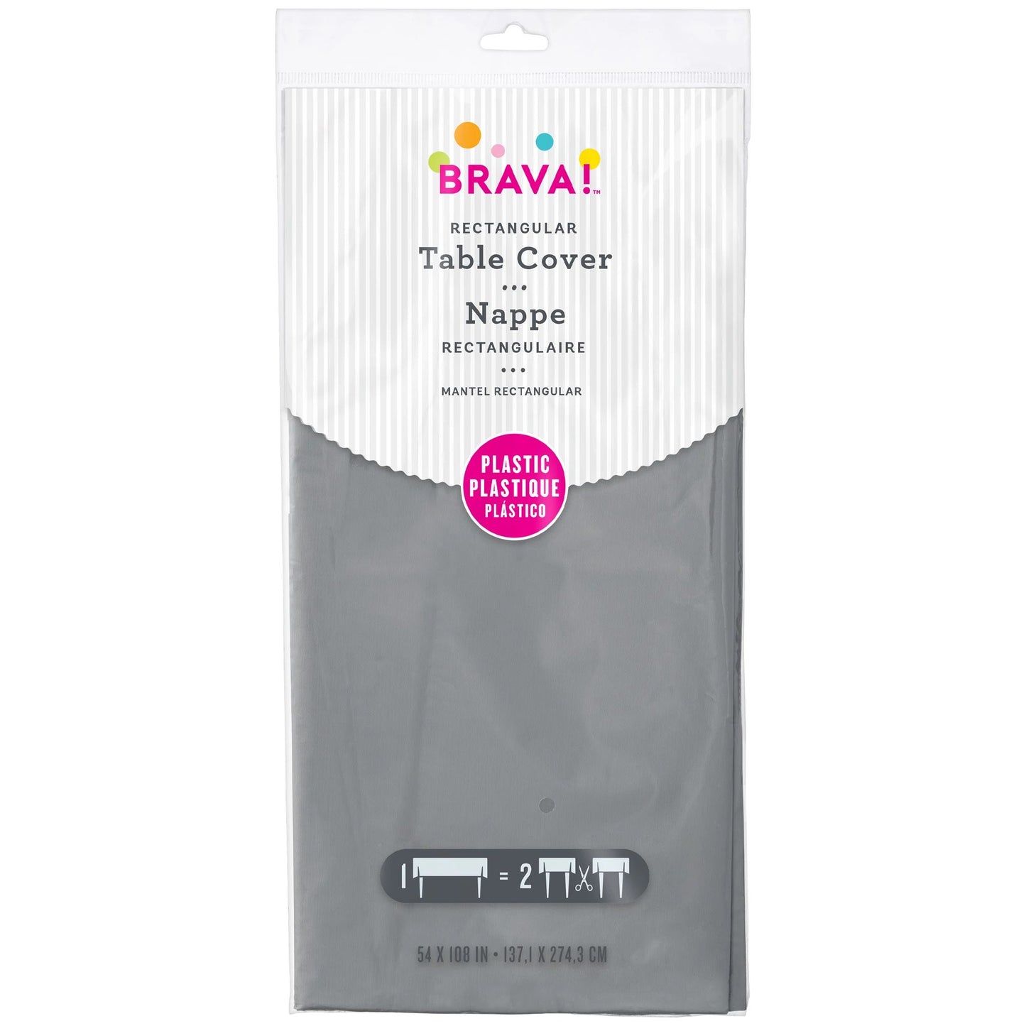 RECTANGLE PL TC SILVER