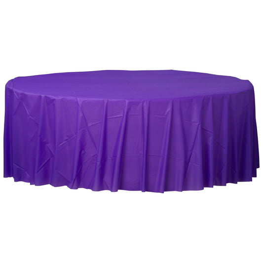 ROUND PLASTIC TC - NEW PURPLE