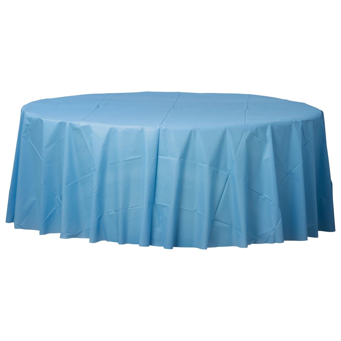 ROUND PLASTIC TC PASTEL BLUE