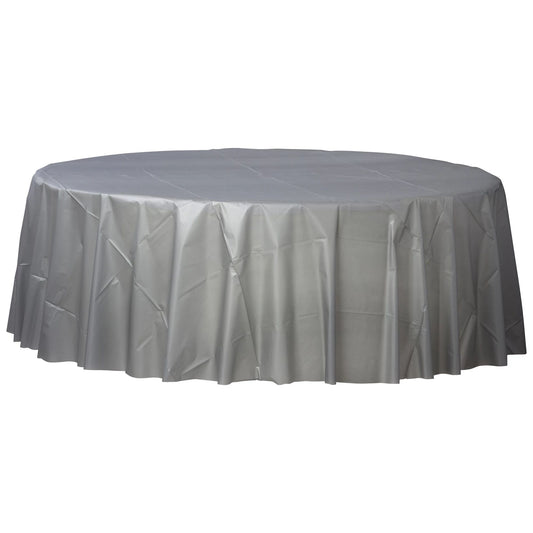 ROUND PLASTIC TC SILVER