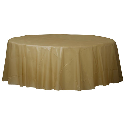 ROUND PLASTIC TC GOLD