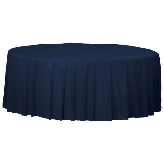 ROUND PLASTIC TC TRUE NAVY