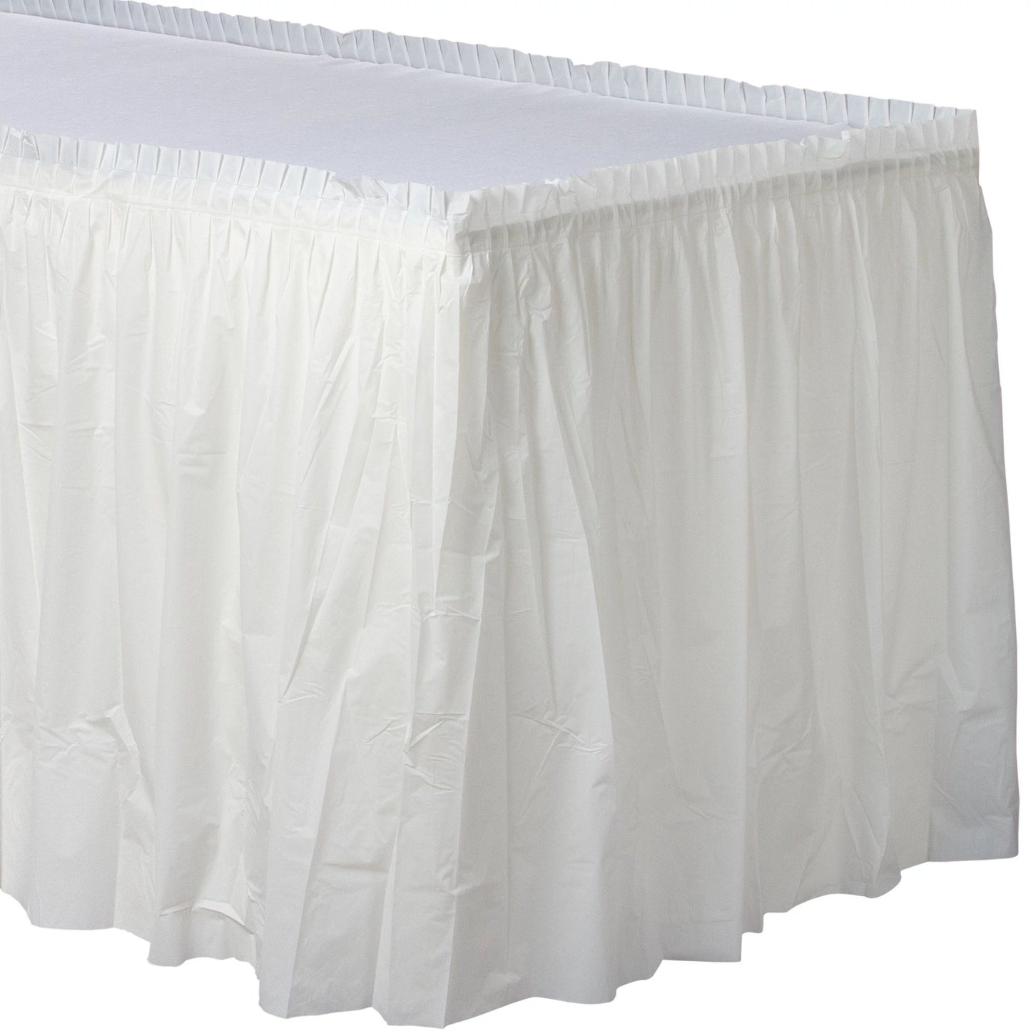 FROSTY WHITE PL TABLESKIRT