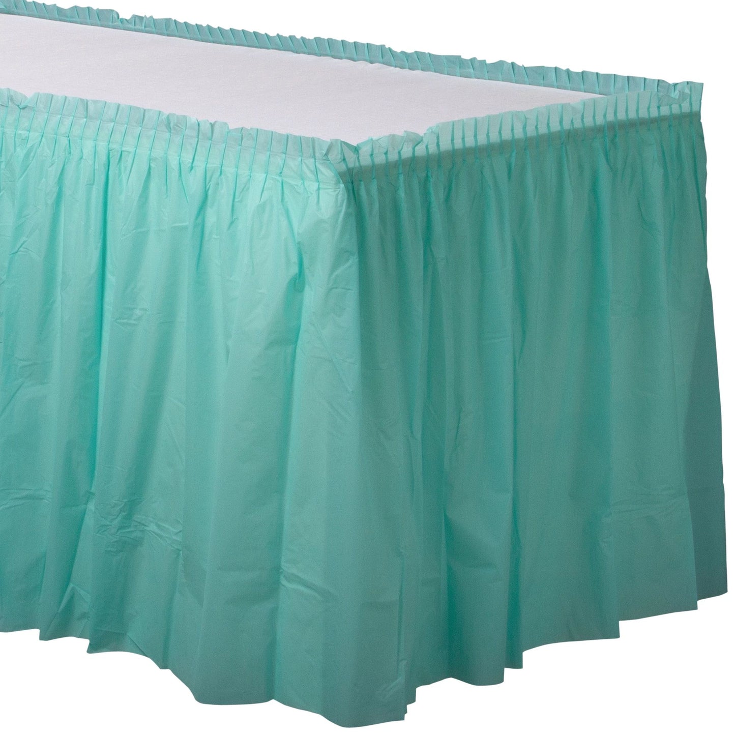 ROBINS EGG BLUE PL TABLESKIRT
