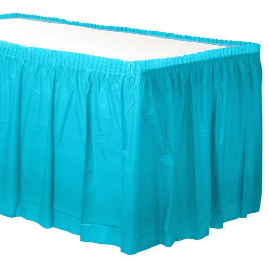 PL TABLE SKIRT - CARIBEAN BLUE