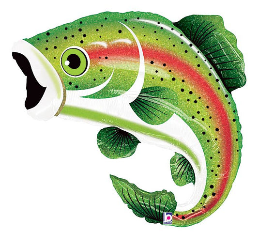 RAINBOW TROUT FISH 29" MYLAR