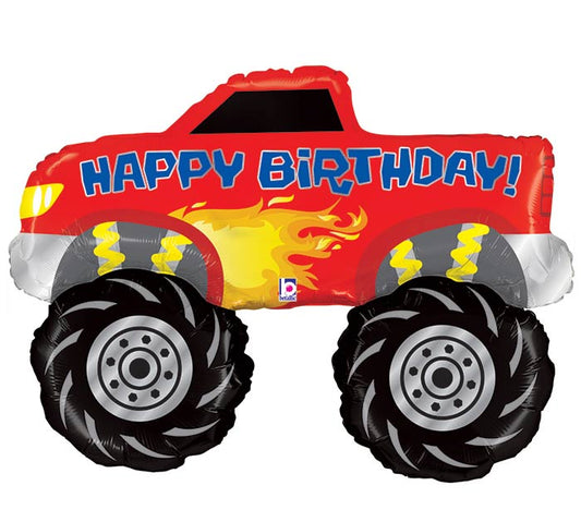 MONSTER TRUCK SUPERSHAPE 34" MYLAR