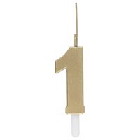 GOLD SPARKLER CANDLE #1