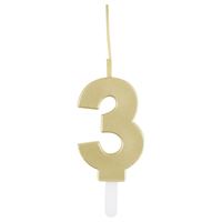GOLD SPARKLER CANDLE #3