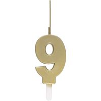 GOLD SPARKLER CANDLE #9