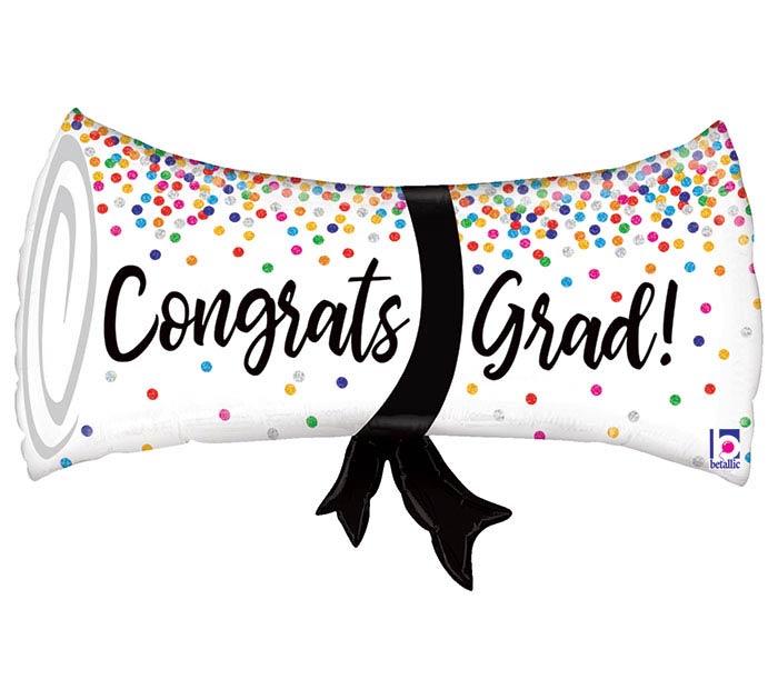 DIPLOMA GRAD MYLAR BALLOON