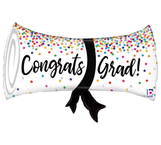 DIPLOMA GRAD MYLAR BALLOON