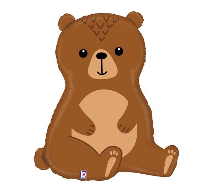 WOODLAND BROWN BEAR 29" MYLAR