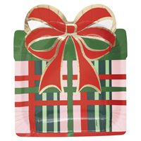 VINTAGE CHRISTMAS PRESENT 8" PLATES