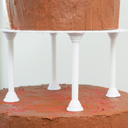 WILTON 7" BAKER'S BEST DISPOSABLE CAKE PILLARS
