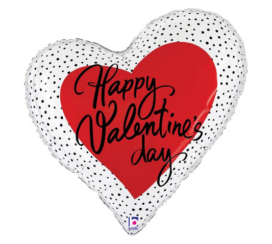 VALENTINE DOTS HEART - 28" MYLA