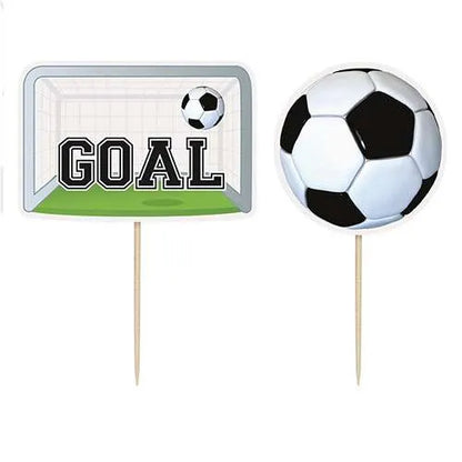3D SOCCER CUPCAKE TOPPERS