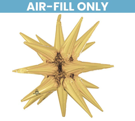 GOLD MAGIC STAR 35" BALLOON