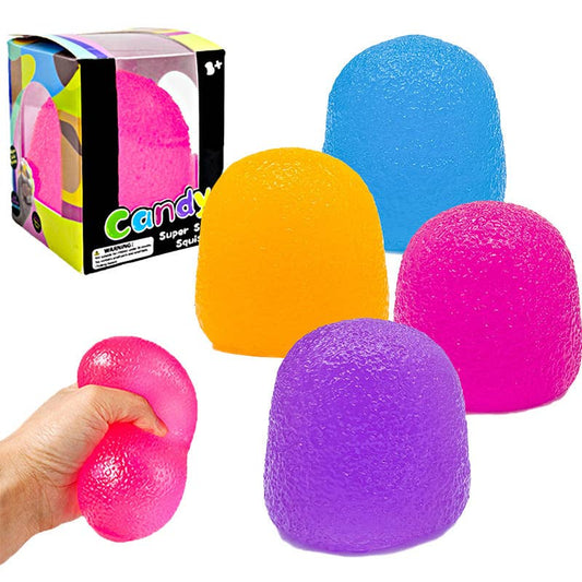 Gumdrop Textured Squishy Asst Colors