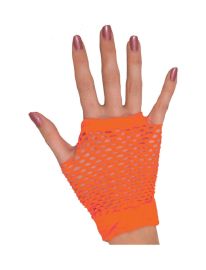 NEON FIHSNET SHORT GLOVES ORANGE