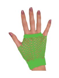 NEON FIHSNET SHORT GLOVES GREEN