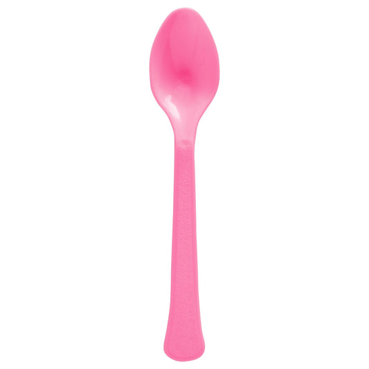 BRIGHT PINK HEAVY WEIGHT SPOONS