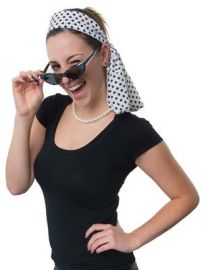 RETRO SET BLK/WHT 4PC