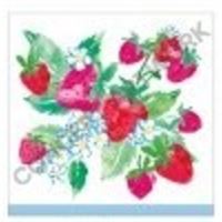 SWEET STRAWBERRY BEV NAPKIN 16CT