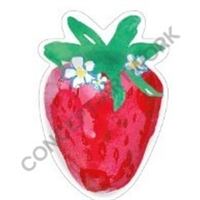SWEET STRAWBERRY 9.25" SHP PPR PLATE 8CT