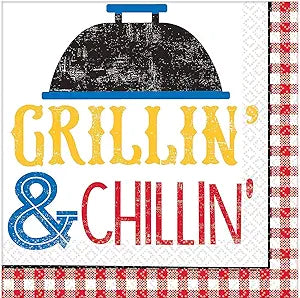 BBQ PICNIC BEVERAGE NAPKINS