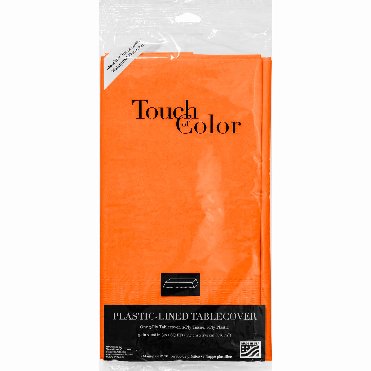 SUNKISSED ORANGE RECT PPR TC