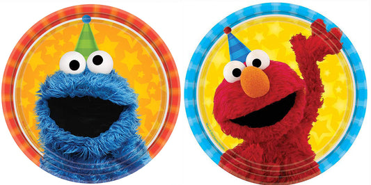 SESAME STREET 7" PLATES