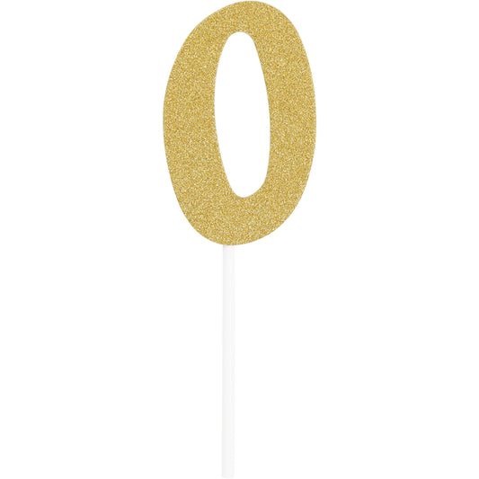 CAKE TOPPER GOLD 0 ZERO