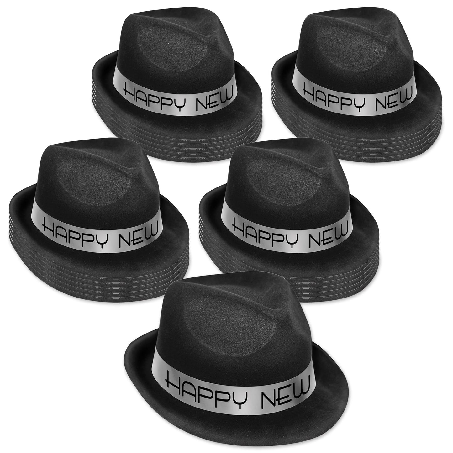 HNY SLV RIM FEDORA HAT