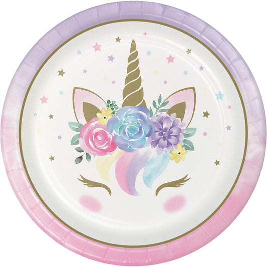 UNICORN BABY 9" PLATES