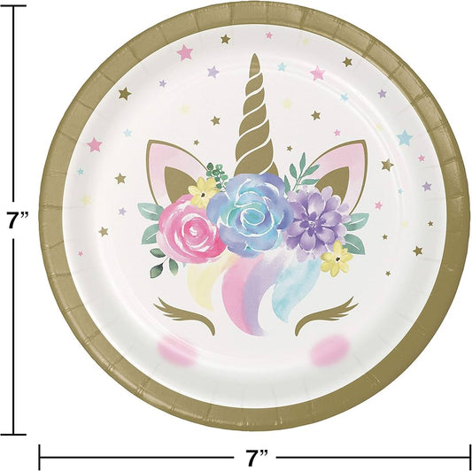 UNICORN BABY 7" PLATES