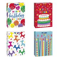 BDAY SURPRISE JUMBO GIFT BAG ASST