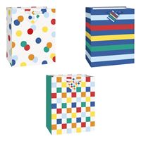 PARTY FUN LARGE GIFT BAG ASST