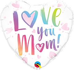 LOVE YOU MOM 18" MYLAR