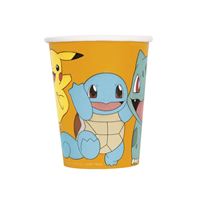 POKEMON 9OZ PPR CUPS 8CT