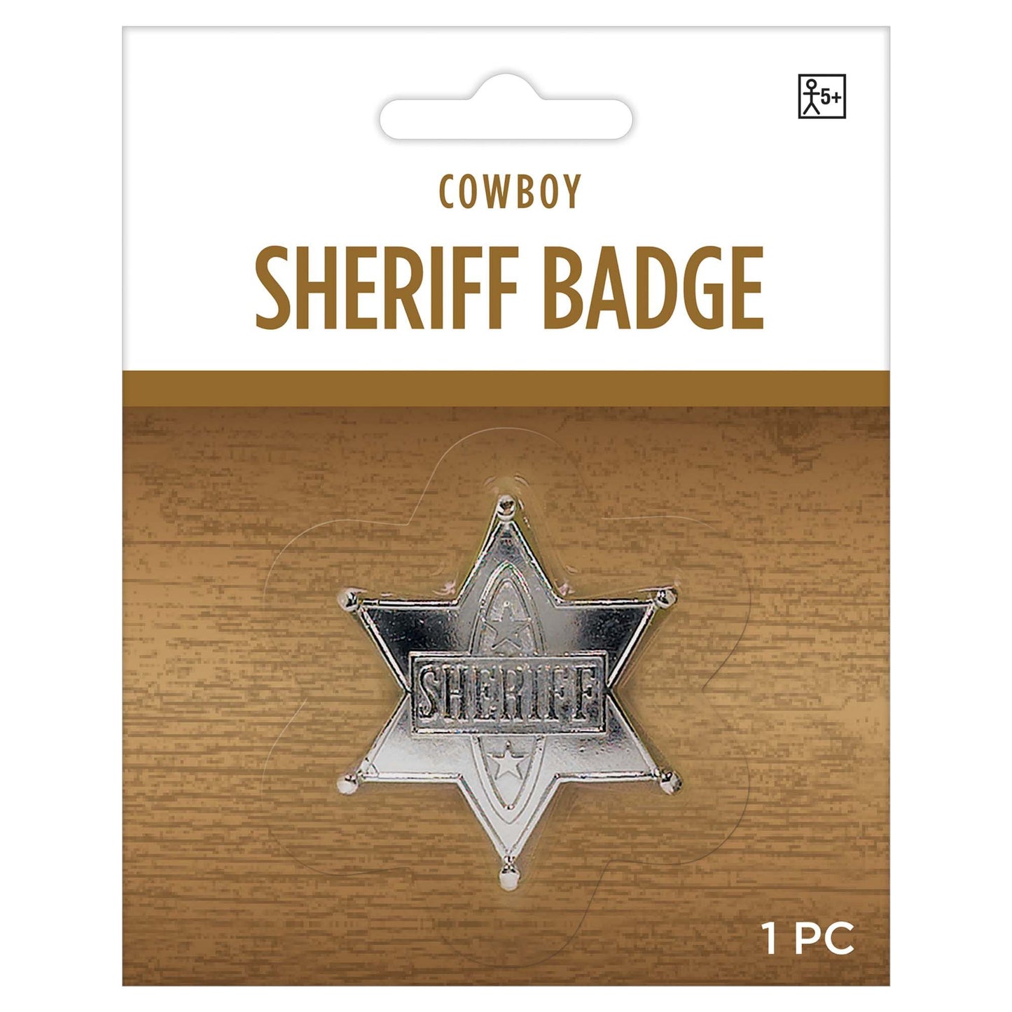 SILVER SHERIFF BADGE