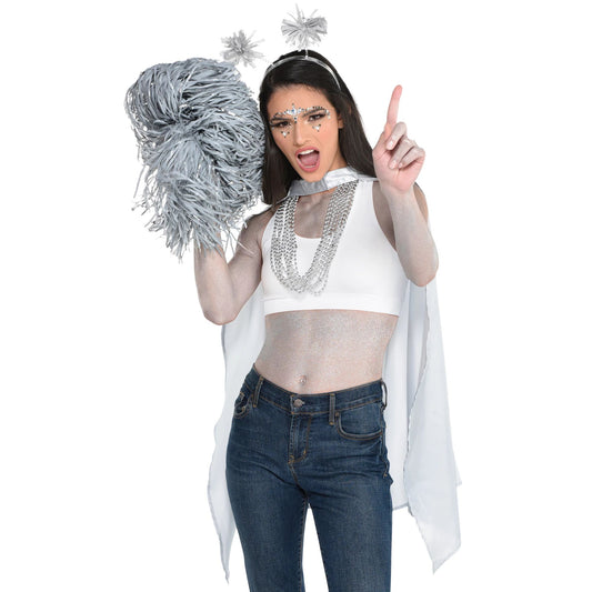 SILVER GLITTER BODYSPRAY MAKEUP