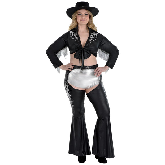 COWGIRL CROP TOP WOMENS 2XL PLUS