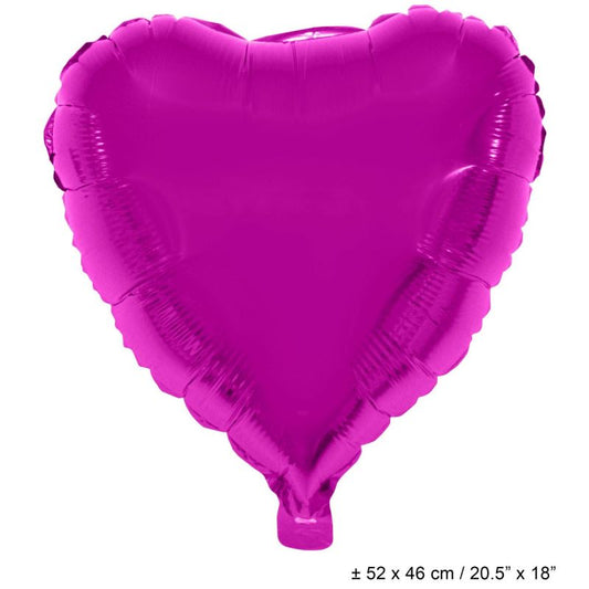 HOT PINK HEART 18"