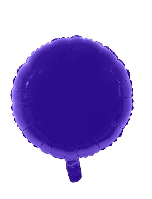 PURPLE CIRCLE 18" MYLAR-PKG