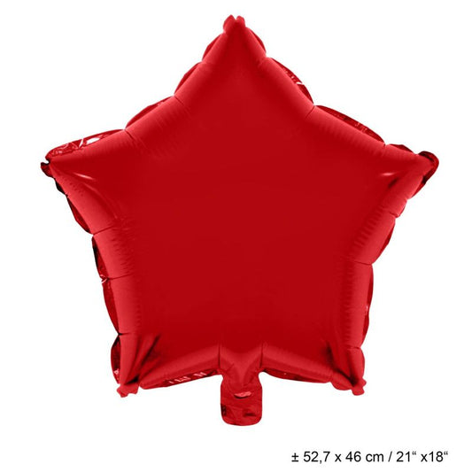 RED STAR 18" MYLAR-PKG