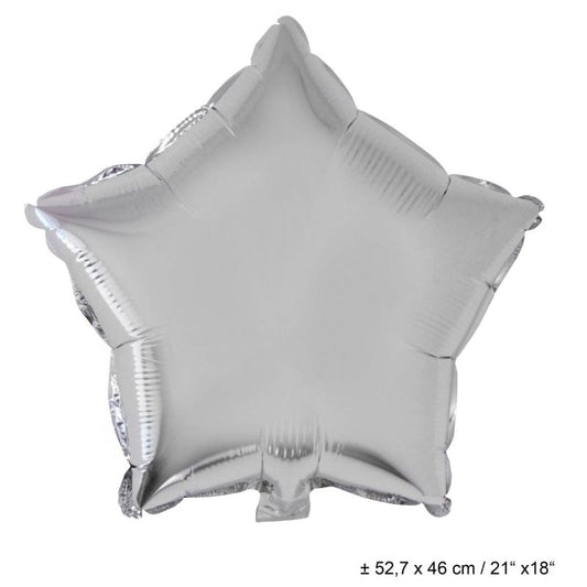 SILVER STAR 18" MYLAR-PKG